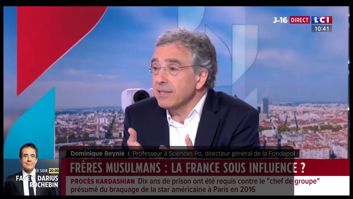 Sur LCI avec Amélie Carrouër, Dominique Reynié: "Après le totalitarisme nazi et le totalitarisme communiste, l'organisation 'Frères musulmans' nous défie avec le totalitarisme du XXIe siècle, celui de l'islamisme."