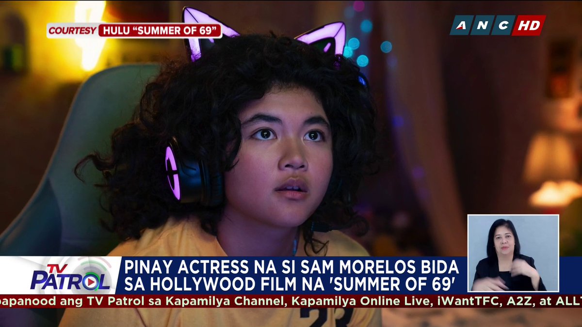 Lead star sa "Summer of 69" ang 19-year-old Filipina actress na si Sam Morelos, at ito ang unang pagkakataong bida ang isang Filipina character sa isang coming-of-age movie mula sa malaking Hollywood studio.