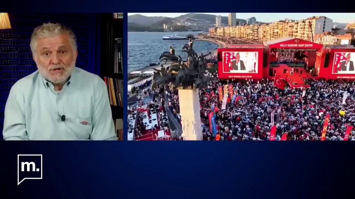 Ruşen Çakır (rusen cakir): "Sanki CHP'nin de üstünde bir kimlik oluşuyor. Bazıları bu duruma toplumsal muhalefet diyor ama ben daha da genişletip toplum diyorum"