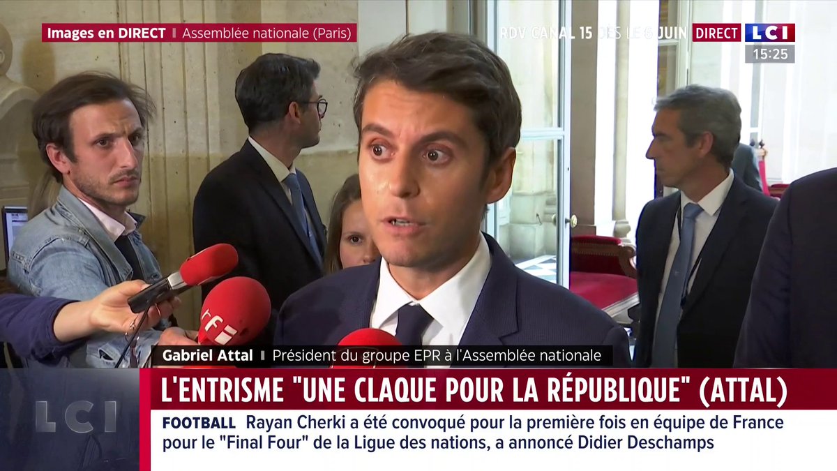 🗣️ Face à ce rapport "édifiant" sur les Frères musulmans, "il nous faut agir" appelle Gabriel Attal
