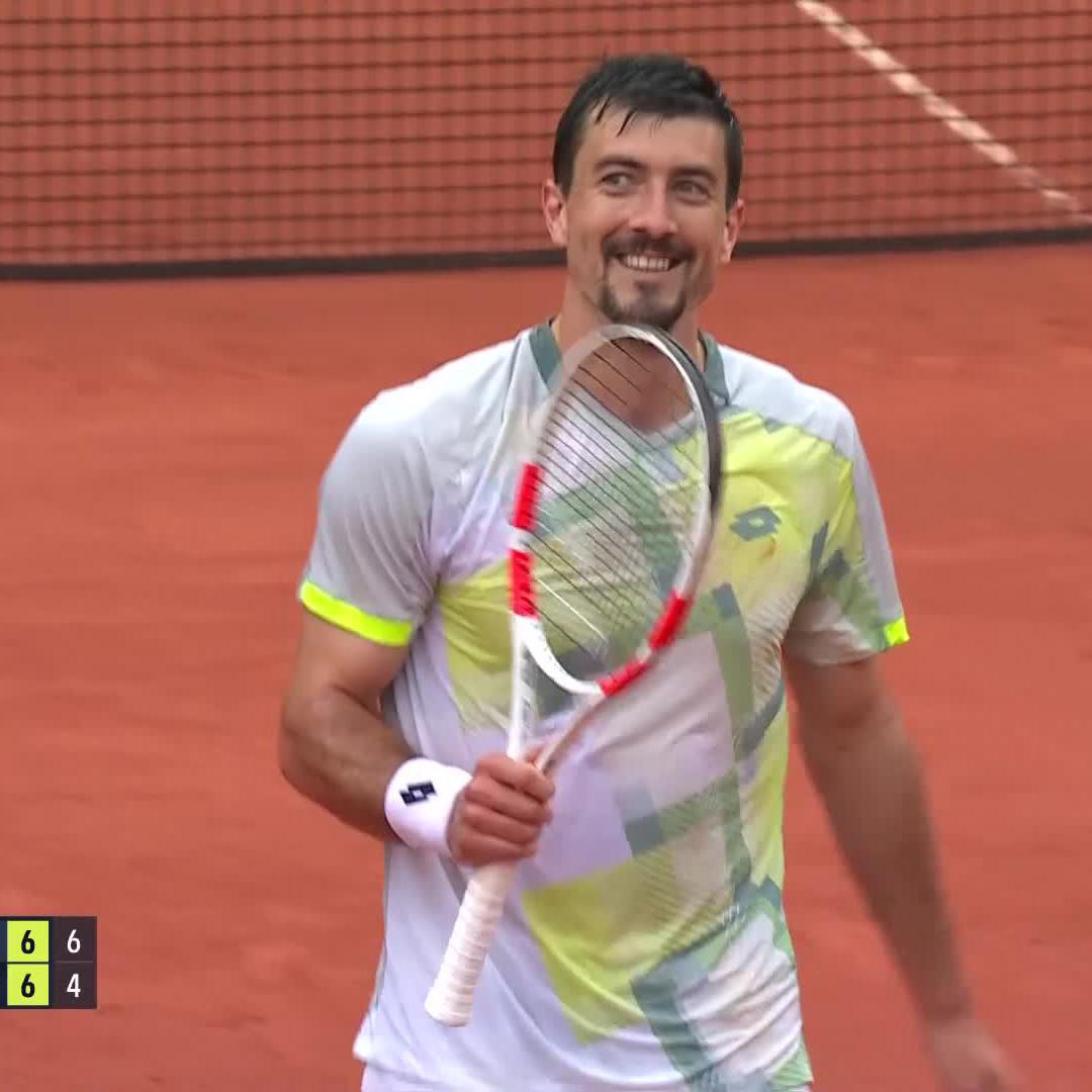 Qualies to QFs 💪 Ofner defeats Borges 7-6 7-6 to reach his first QF in 2025! #gonetgenevaopen