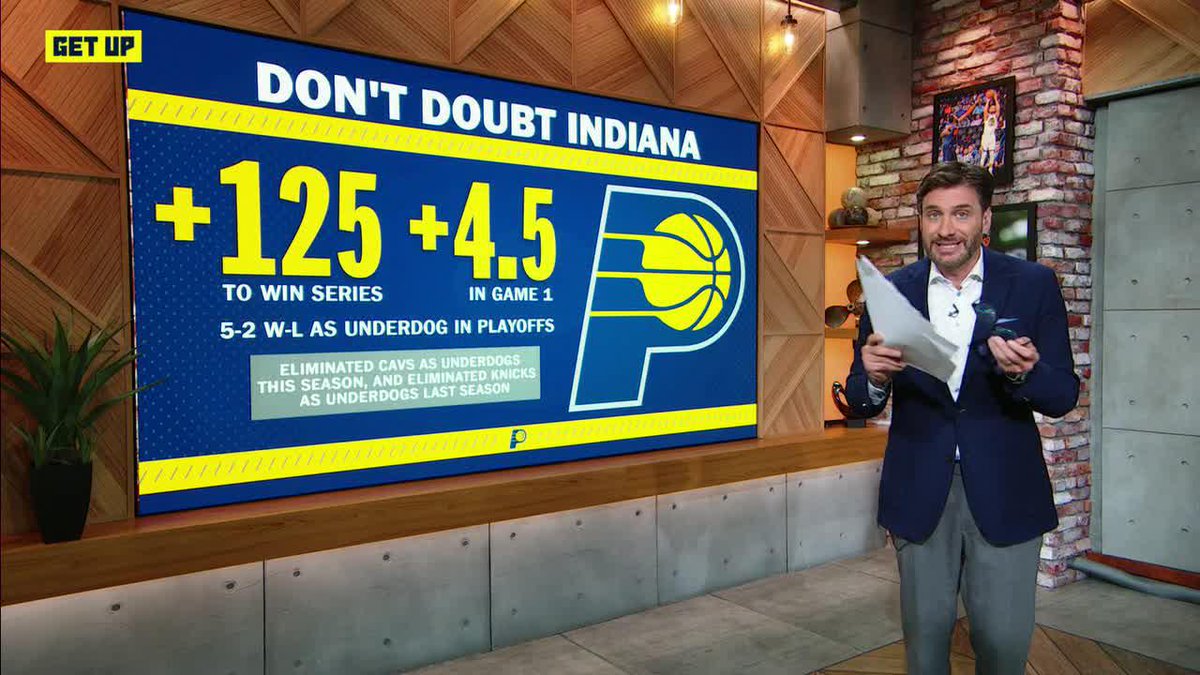 .Mike Greenberg tells us why we shouldn't underestimate the Indiana Pacers ⬇️