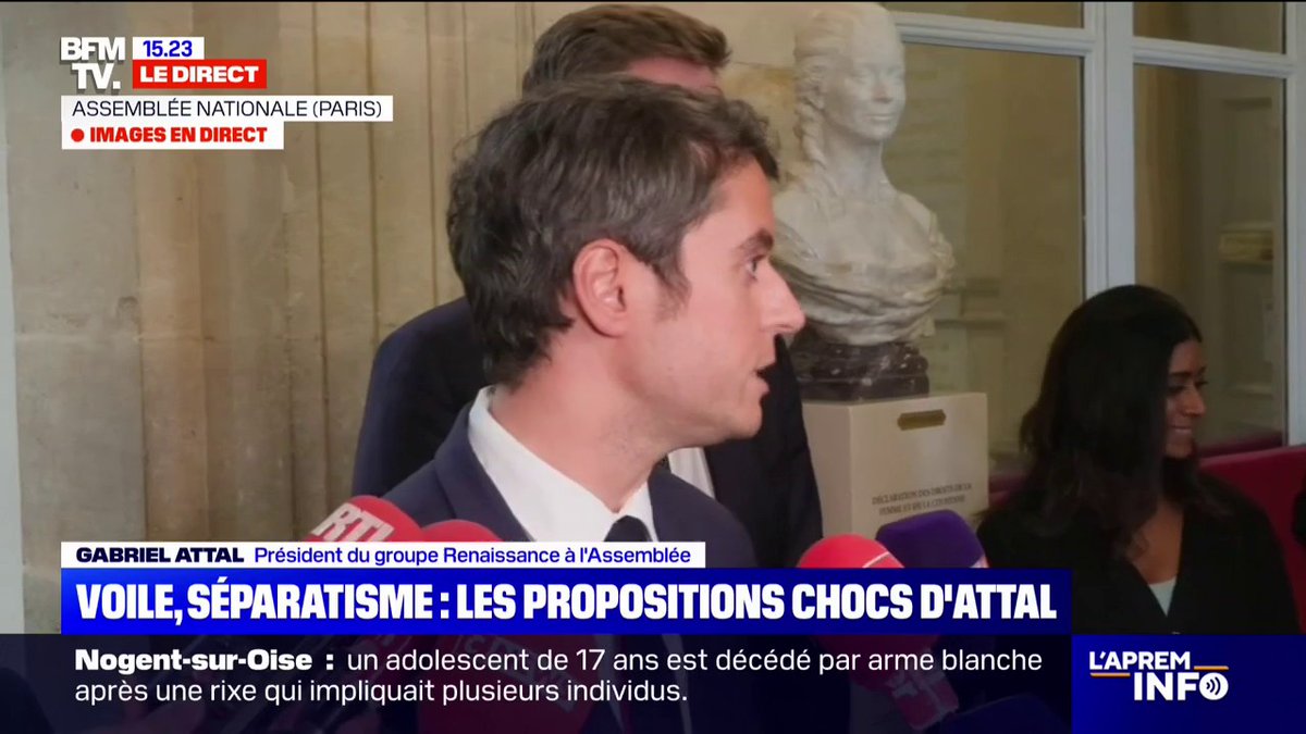 Frères musulmans: "Ce rapport est une claque pour tous ceux qui défendent la République", affirme Gabriel Attal
