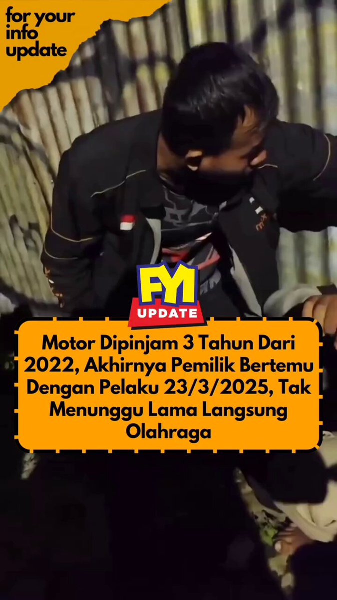 Dipinjam 3 tahun trus dijual, yah salam olahraga sik 😂 rabu|malam