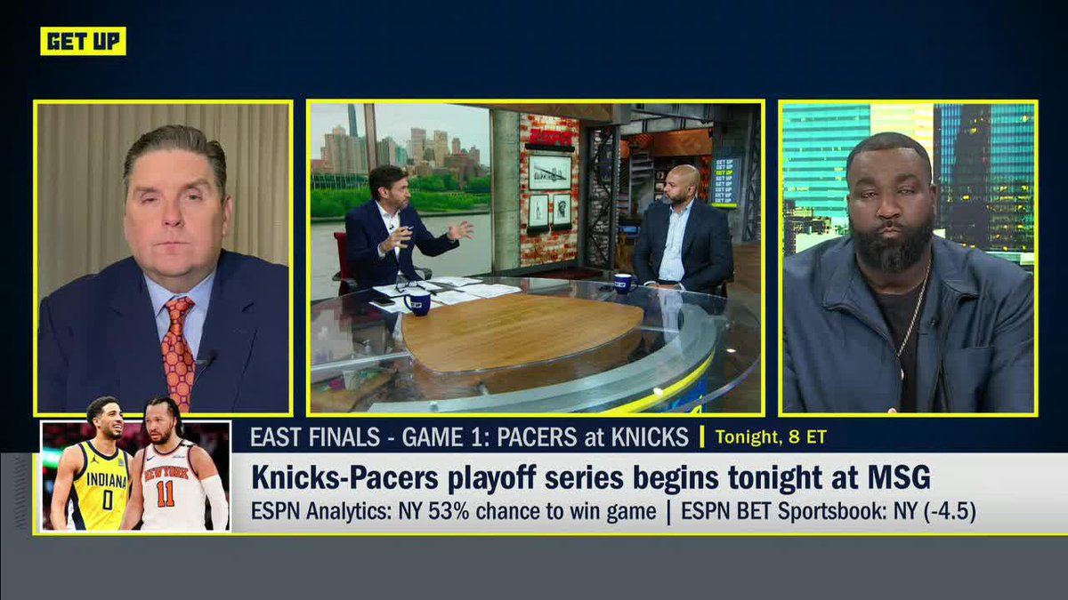 .Kendrick Perkins believes the Knicks will beat the Pacers in six games 👀