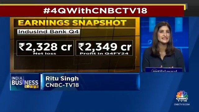 ALL YOU NEED TO KNOW ABOUT INDUSIND BANK'S Q4 RESULTS 👉 Reports ₹2,300+ crore quarterly loss — first in 19 years 👉 New ₹173 crore fraud suspected in microfinance division 👉 RBI asks for CEO candidate names by June 30 Ritu Singh #IndusIndBank