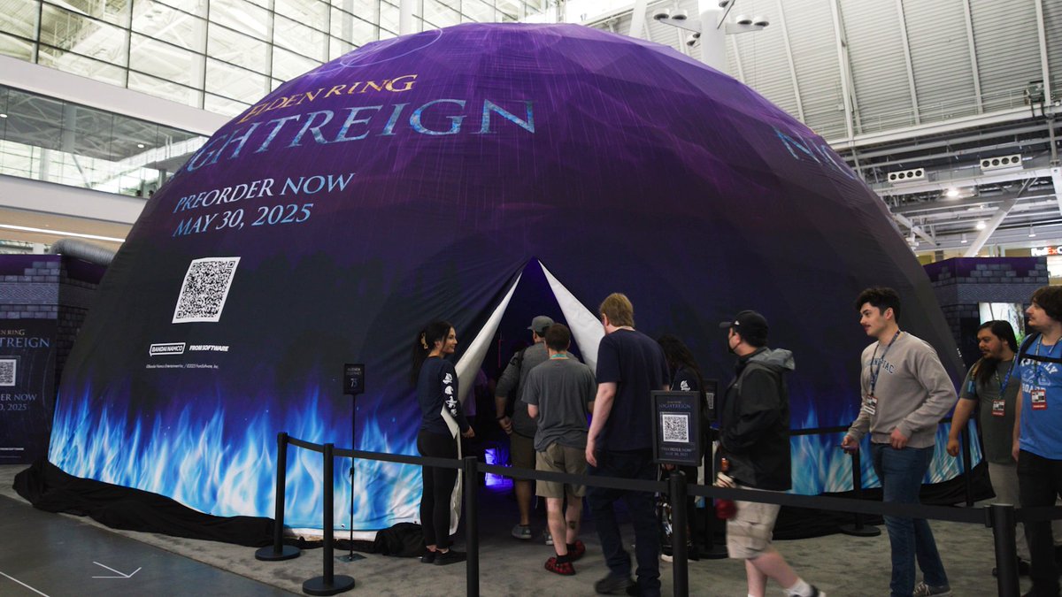 Heroes rose and Nightlords fell at the PAX East 2025 ELDEN RING NIGHTREIGN experience! Enter the DOME and get a taste of the glory that was shared with a select few! Pre-order NIGHTREIGN: