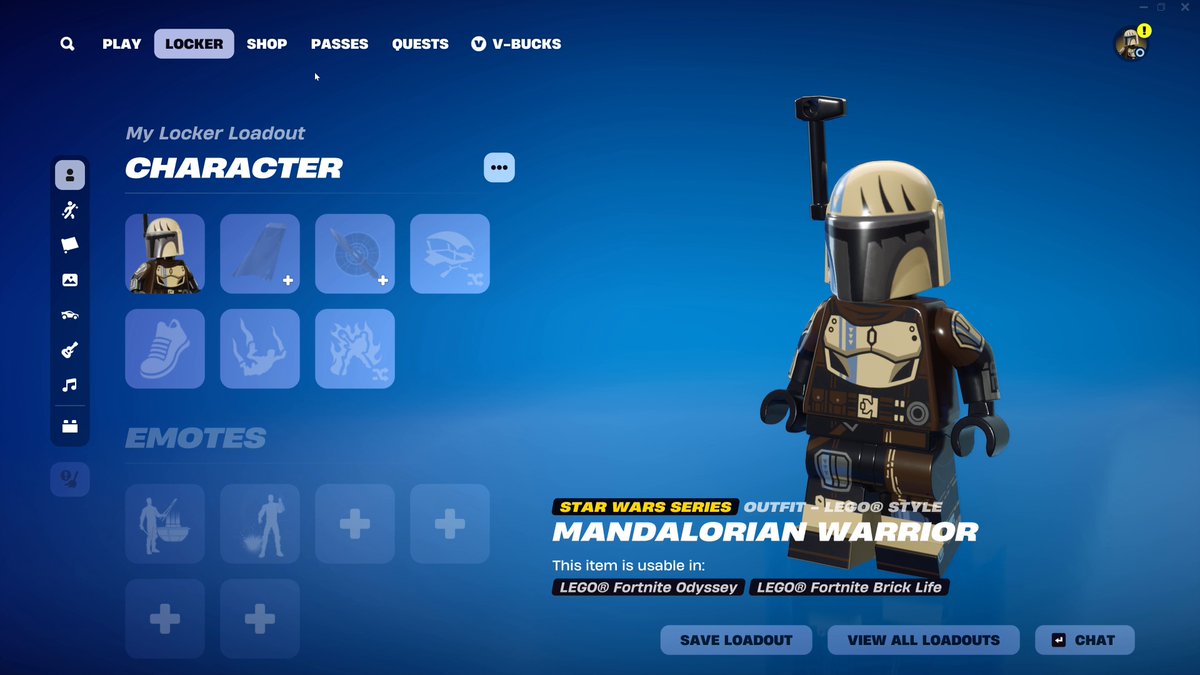 LEGO Mandalorian Warrior + LEGO Emotes