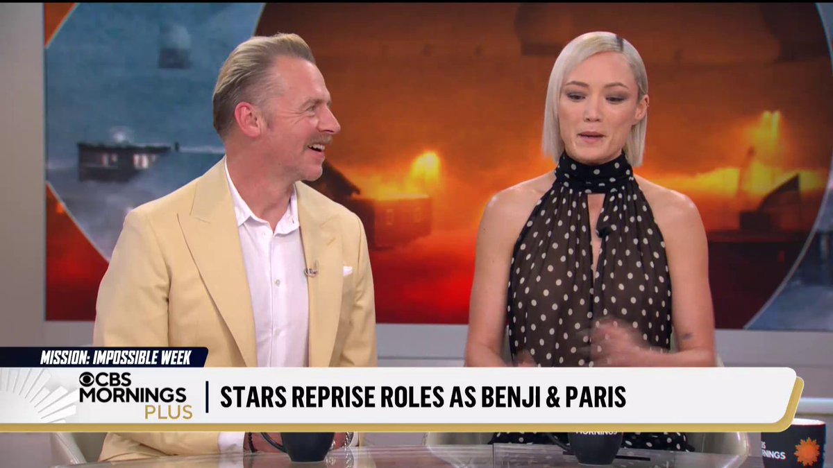 “Paris and Benji are opposites” in Mission: Impossible — but behind the scenes, actors Simon Pegg and Pom Klementieff are good friends, who are celebrating “finally” filming together for the new #MissionImpossible. The co-stars share how they trained for the new film and the meaning behind Paris’ name. #MissionWeek