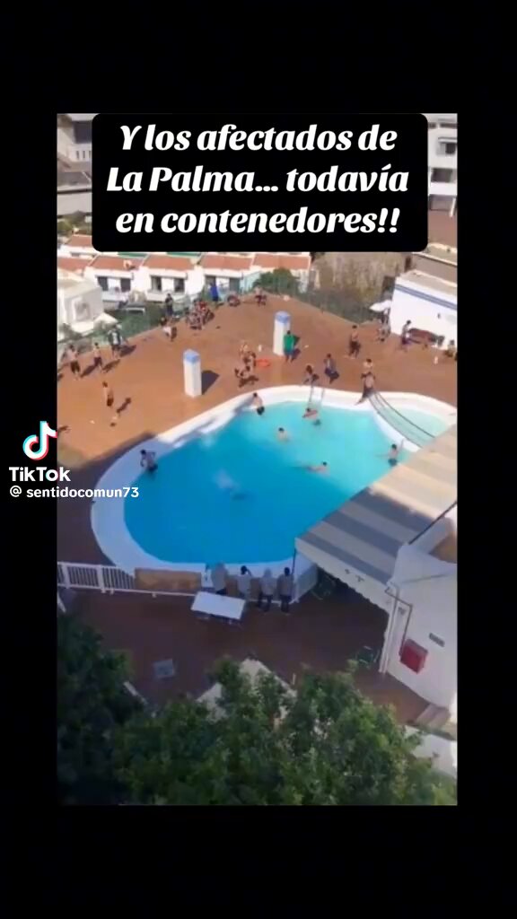 Habrá que ponerlo en bucle. Así viven los que vienen . Mientras los afectados de La Palma viven en contenedores y los afectados por La Dana NO reciben ni un sólo €‼️