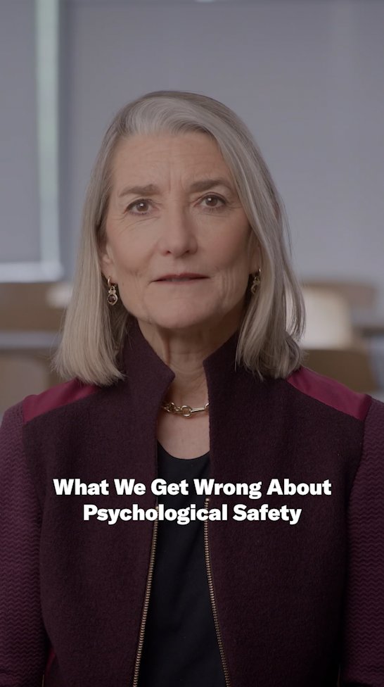 Many mistake psychological safety for comfort and niceness. But real safety means creating space for respectful candor—even when the truth is uncomfortable. Read the full article by Amy C. Edmondson and Michaela J. Kerrissey here: