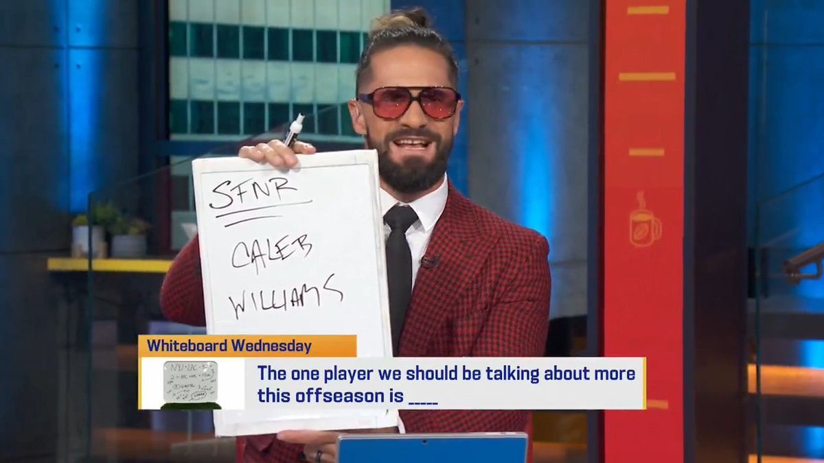 .Seth Rollins says that Caleb Williams is a "MVP candidate" going into this season 👀