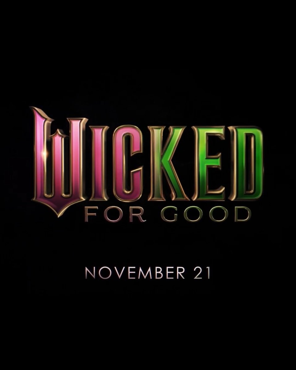 Six months until #WickedForGood flies into theaters!