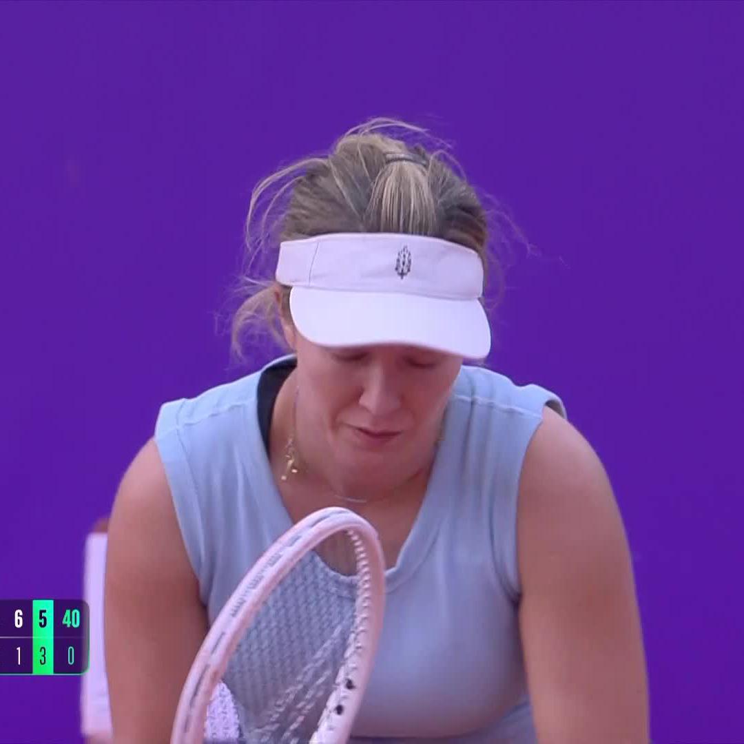 Unleashing the Danimal 😤 Danielle Collins regroups and battles past Raducanu 4-6, 6-1, 6-3 to reach the quarterfinals in Strasbourg. #IS25