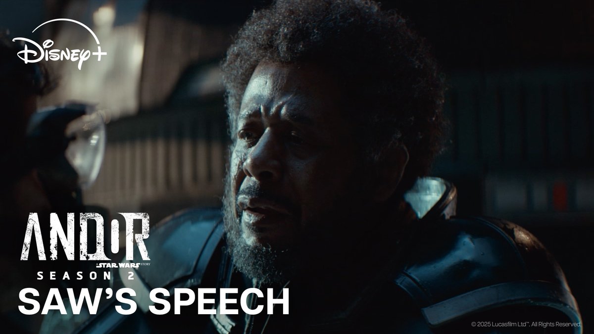 "Revolution is not for the sane." All episodes of Andor are now streaming only on Disney+.