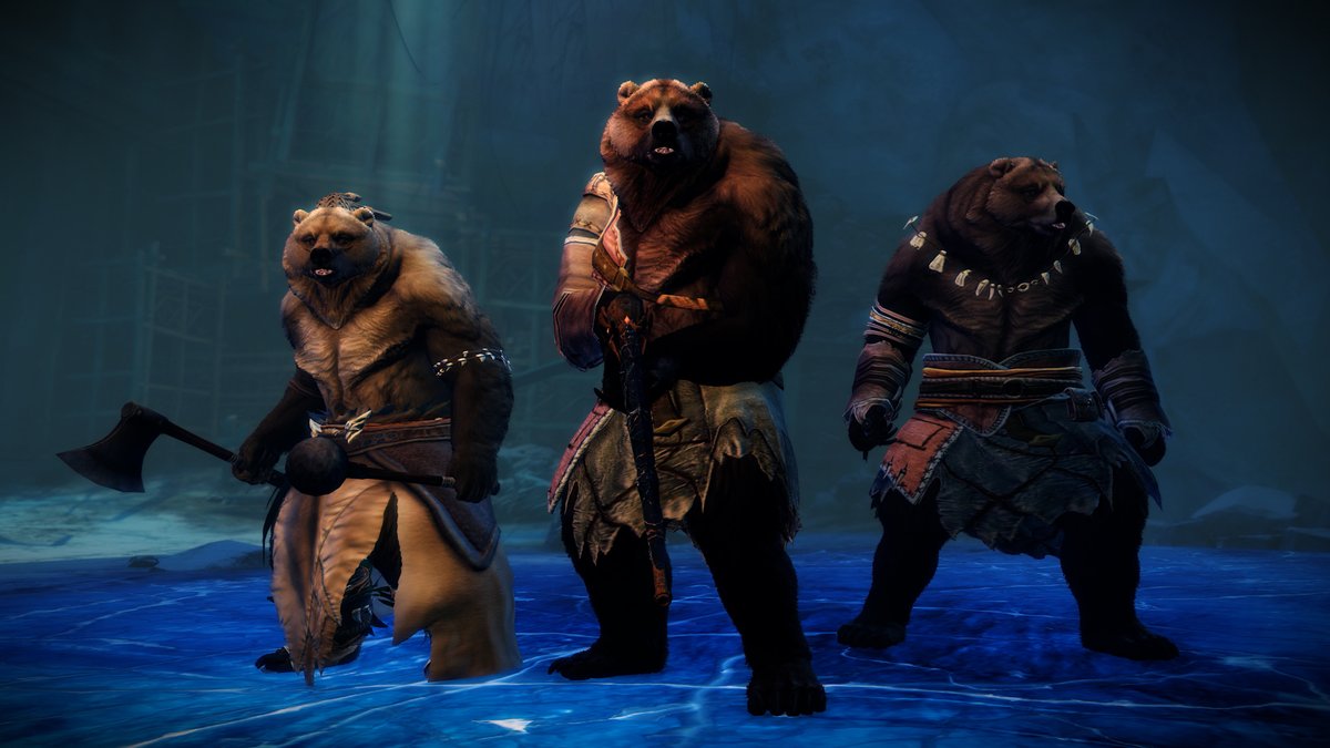 Ready your mind and steady your weapon ⚔️ — for when the Mists twist 🌫️ and the fractal forms, you won’t be a mere mortal anymore… you’ll be a legend 🐾✨ transformed! 🐻❄️ #GuildWars2