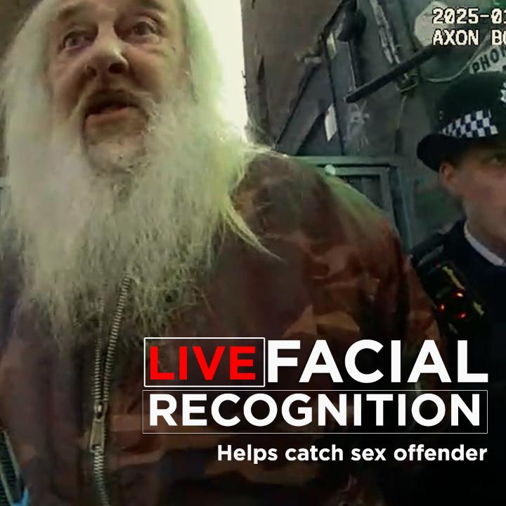 Identified. Stopped. Now behind bars. 🎥👀 Live Facial Recognition technology (LFR) helped officers identify a convicted child sex offender in Southwark. He was walking with a six-year-old girl and in breach of a court order.