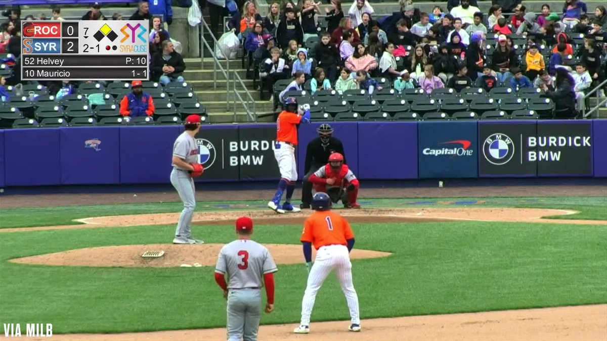 Homeruns on back-to-back days for Ronny Mauricio 💣