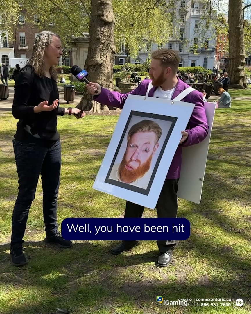🫏 Andy has never looked better in this episode of Street Casino 🫏⤵️⁣ ⁣ Today, Londoners helped 'Pin the Face on Andy' to... interesting results. At least now the donkeys won't recognise him when they come to copyright claim! ⁣ ___________⁣ ⁣ ⁣ ⁣⁣ #StreetCasino #LondonLife #PinTheTail