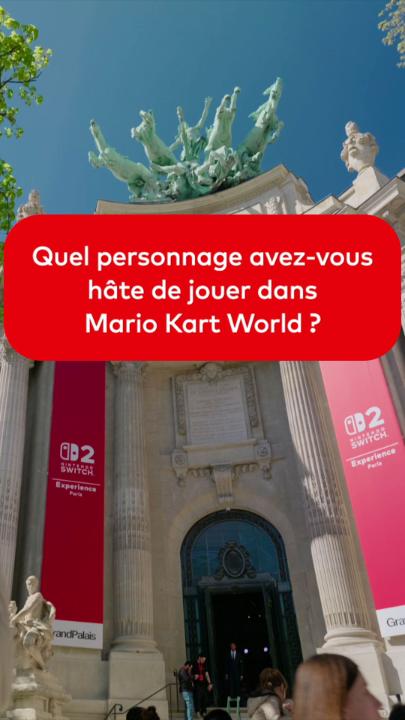 Et vous, quel personnage avez-vous hâte de jouer dans #MarioKartWorld ?