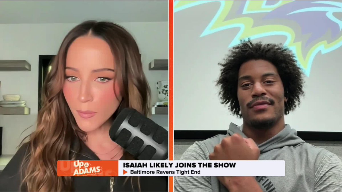 Is an Isaiah Likely extension on the horizon with the Ravens? 👀 "The flock knows I love them. I love being here, I love being a Raven." Kay Adams | Isaiah Likely | Baltimore Ravens
