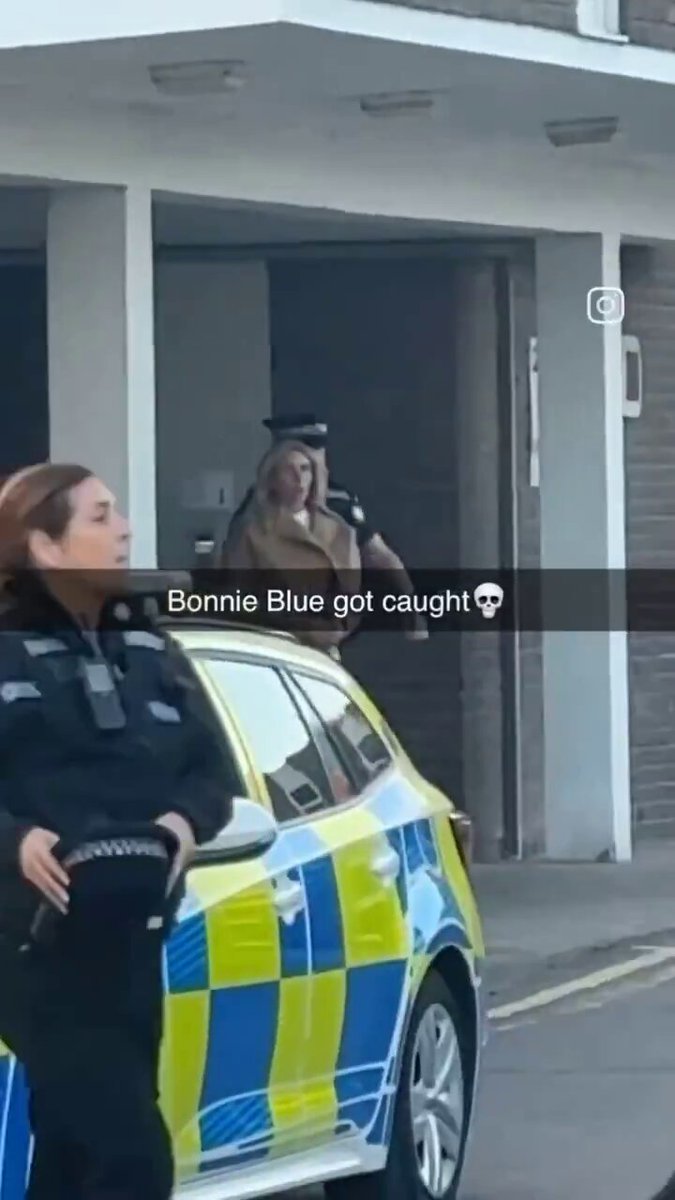 Was Bonnie Blue just arrested or is this just another scene?