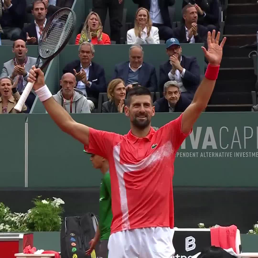 Geneva reset for Nole 🔄 Novak Djokovic snaps his 4-game losing streak, defeating Fucsovics 6-2 6-3 to reach his 220TH QF! #gonetgenevaopen