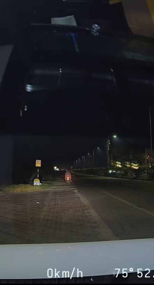 Watch this: Now maybe I am reading too much into this but last night as I was coming home, I made a stop at a petrol station only to get out and get a drink from the ice box kept in the boot of the car. I think they saw that a single female is driving. I do have high situational awareness while driving but during nights with so many lights coming in from the back one cannot really tell quick enough if someone is following or not. I got back in and began driving. One bike light was a little too close behind my car so I tried to give way but it slowed down so I didn’t bother. A couple of kms down the road I again felt similar figure and bike behind my car a little too close for comfort. I decided to make a halt at the next petrol station just to check whether they make a stop too or not. They did! Red alert in my mind now. I sat silently in car for about 3-4 mins and they too waited ahead of me. Faces covered and a long big stick in their hand. The last time something like this happened, the police said that car thefts on Highway are on the rise so my mind began thinking the worst. I am thinking whether to begin driving, call my brother or dial the police helpline that I saw them call someone (you can see light on their phone). As they spoke on phone, they repeatedly looked back. I thought maybe they are calling reinforcements. Fight or flight situation for me. I chose to flee. Just as I started driving, I saw them look at me and then I didn’t look back and went above 100km/h for many kms. Eventually I entered a city and only then looked in the rearview mirror. There was no one behind me so I drove back home. Its possible they may be waiting for someone but somehow my mind tells me otherwise. Sharing this to guide other women that I read somewhere that a locked car is first line of defense and one must use it to advantage if ever the need arises. #NH344A #Punjab
