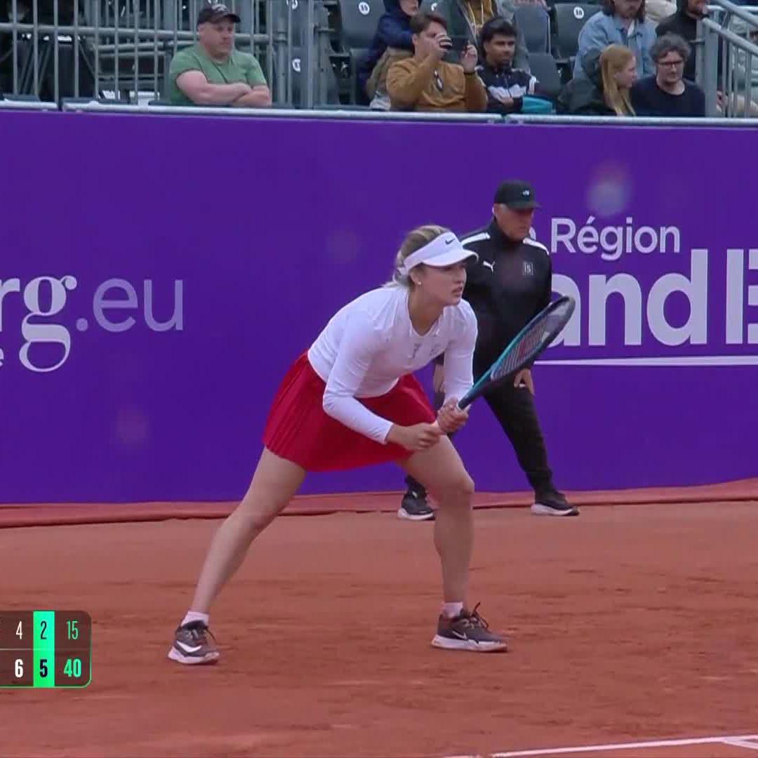 Fourth times the charm 👊 Anna Kalinskaya defeats Pegula for the first time, 4-6, 6-4, 6-2, and secures her spot in the quarterfinals. #IS25