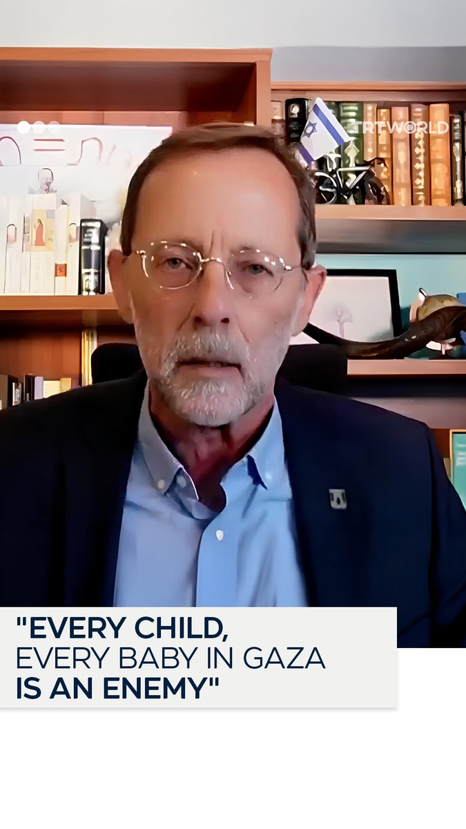 “The enemy is not Hamas. Every child, every baby in Gaza is an enemy,” Former member of the Knesset Moshe Feiglin said during an interview on Israel’s Channel 14, as he defended the military’s actions in the besieged enclave