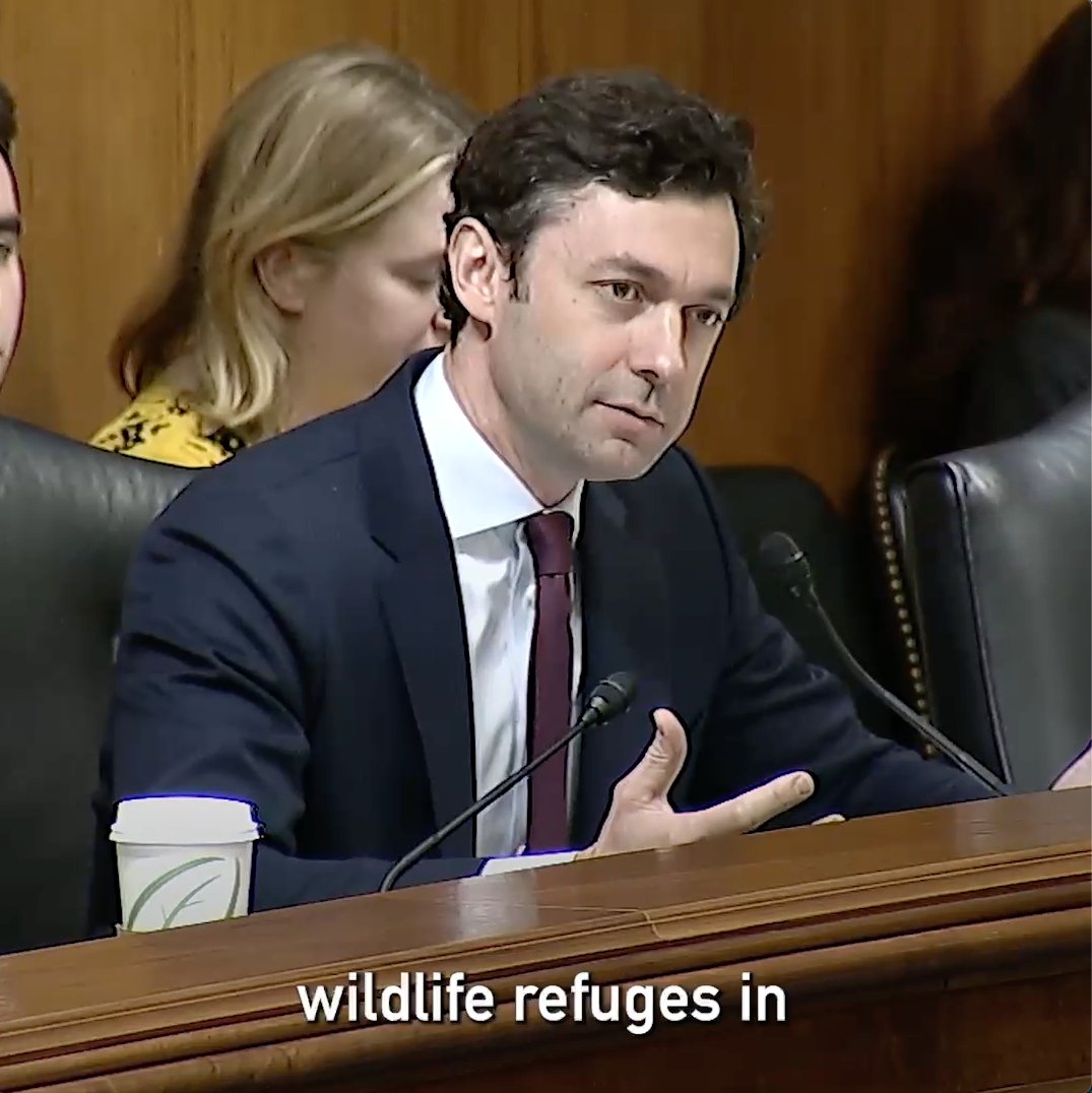 WATCH: Sen. Ossoff presses President Trump's Interior Secretary to protect the Okefenokee Swamp.