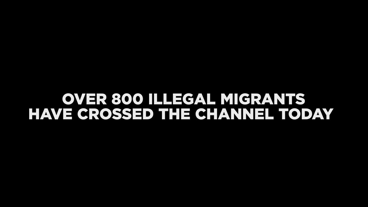 Over 800 illegal migrants have crossed the Channel today. Starmer refuses to call it a national security emergency. It is.