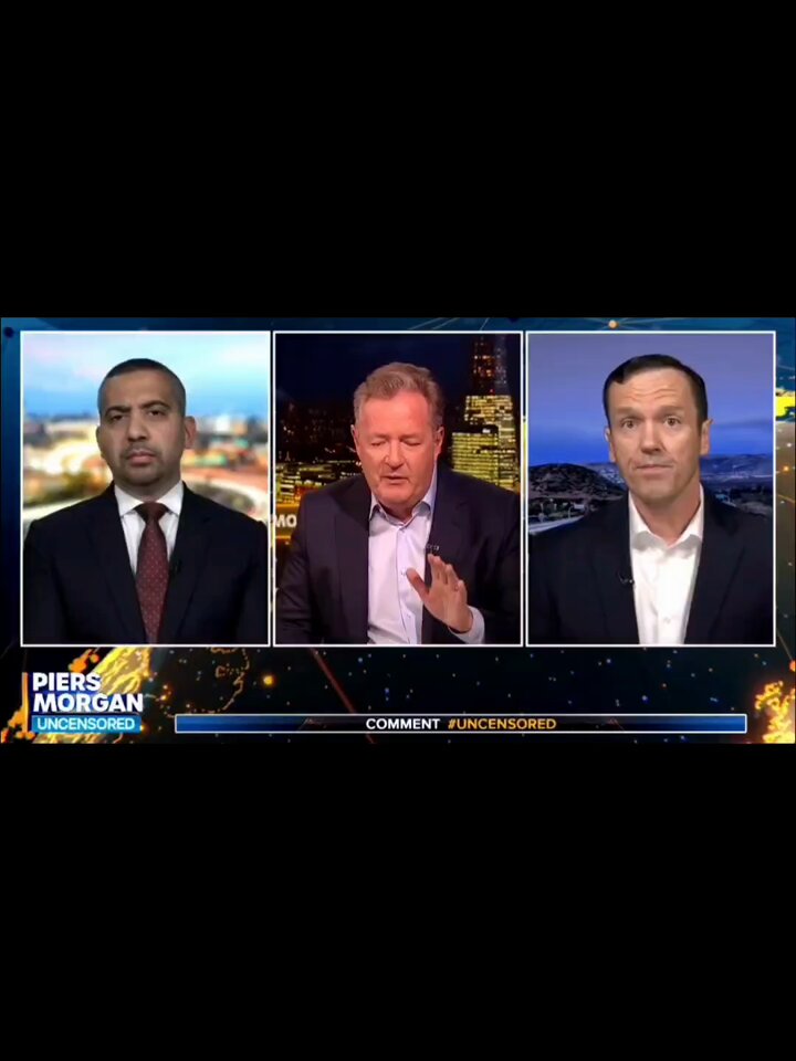 Israel only allows people like Douglas Murray and John Spencer into Gaza to push their propaganda... He got cooked
