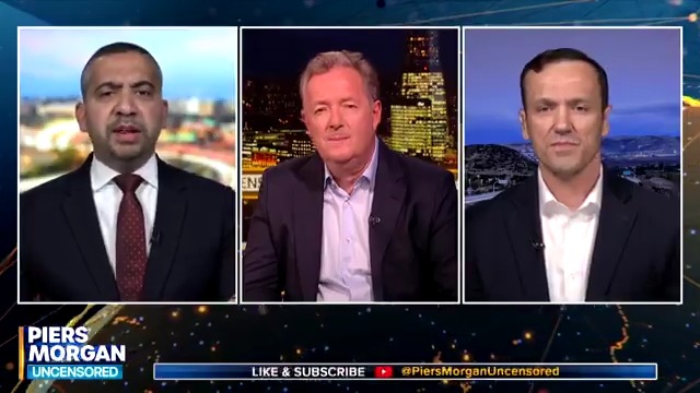 "I actually don't give a sh*t about you - I care about civilians." John Spencer and Mehdi Hasan's debate on Gaza turns personal - watch more 👇 📺 Piers Morgan | Mehdi Hasan | John Spencer