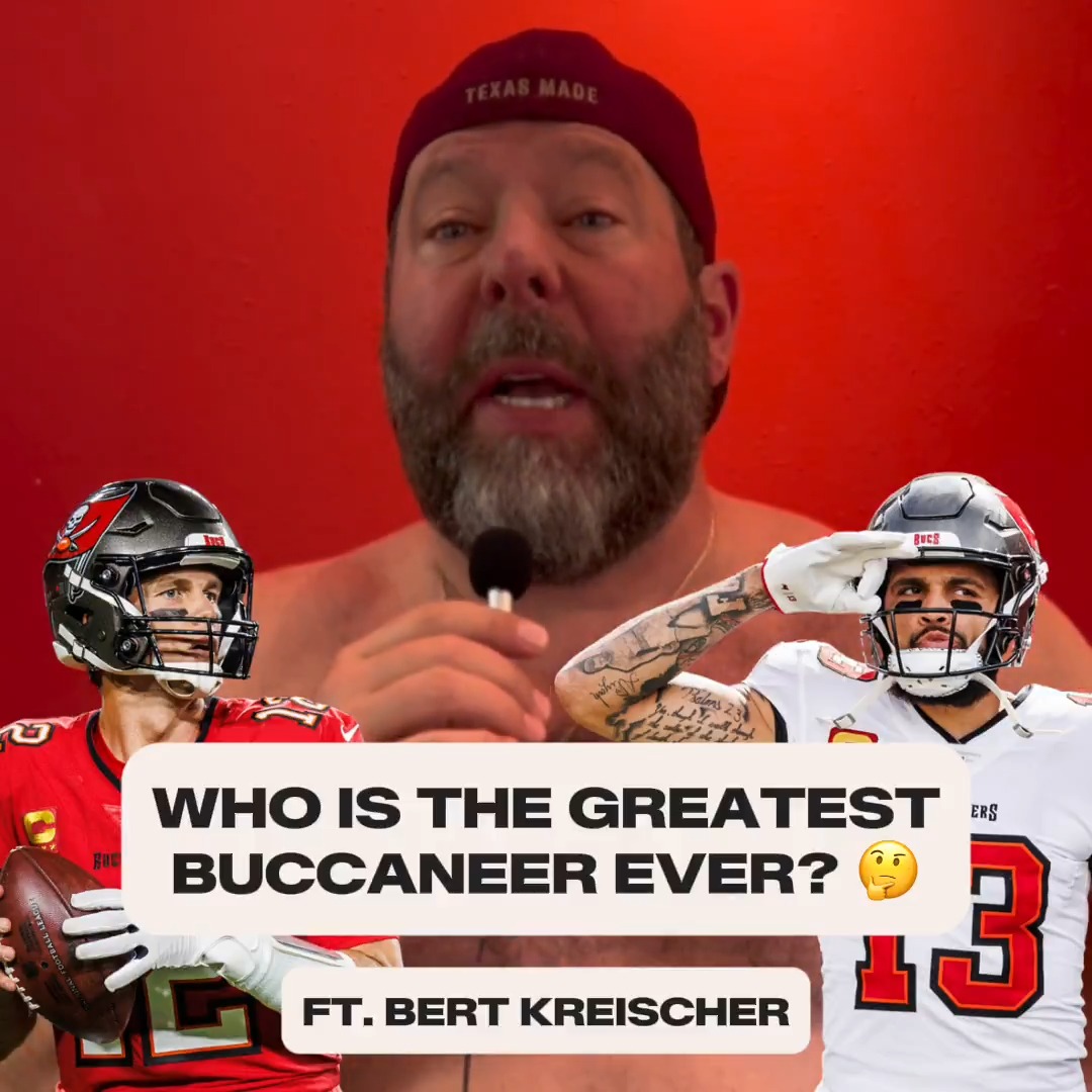 .bert kreischer's greatest Buccaneer of all time is… 👀 Vote for your top players here ➡️