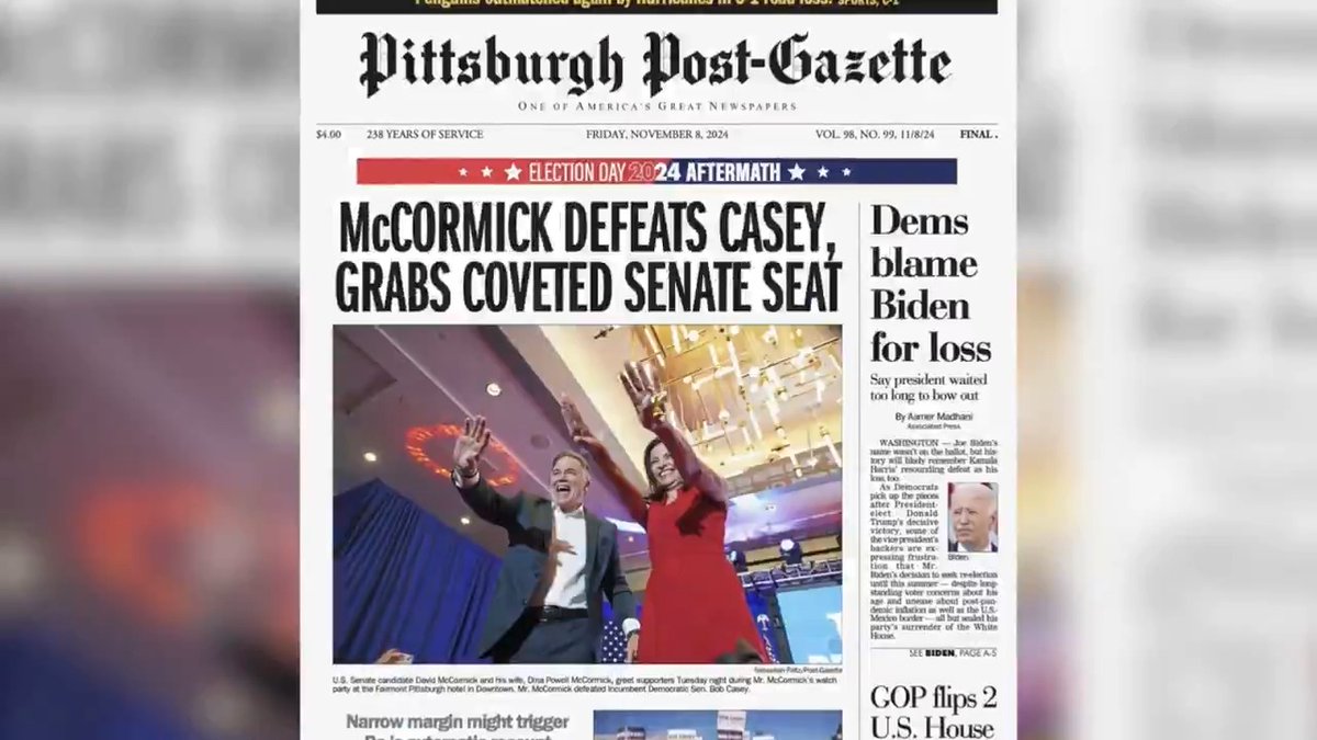 One of the biggest upsets of the 2024 cycle and we saw it coming. Congrats to Dave McCormick and the entire team behind the The AAPC-winning BEST statewide campaign. Proud doesn't even begin to cover it.