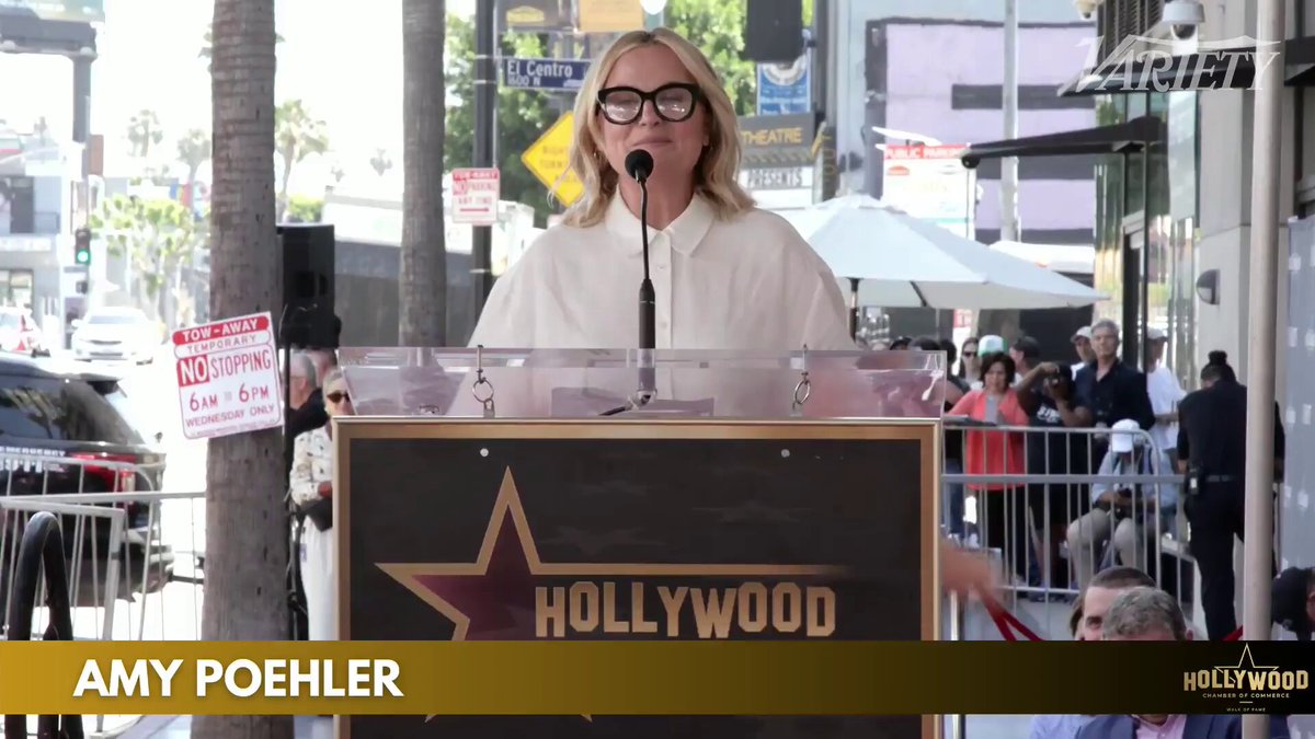 Amy Poehler’s hilarious speech on how granting Michael Schur’s star on the Hollywood Walk of Fame feels like a scene from "Parks and Recreation."