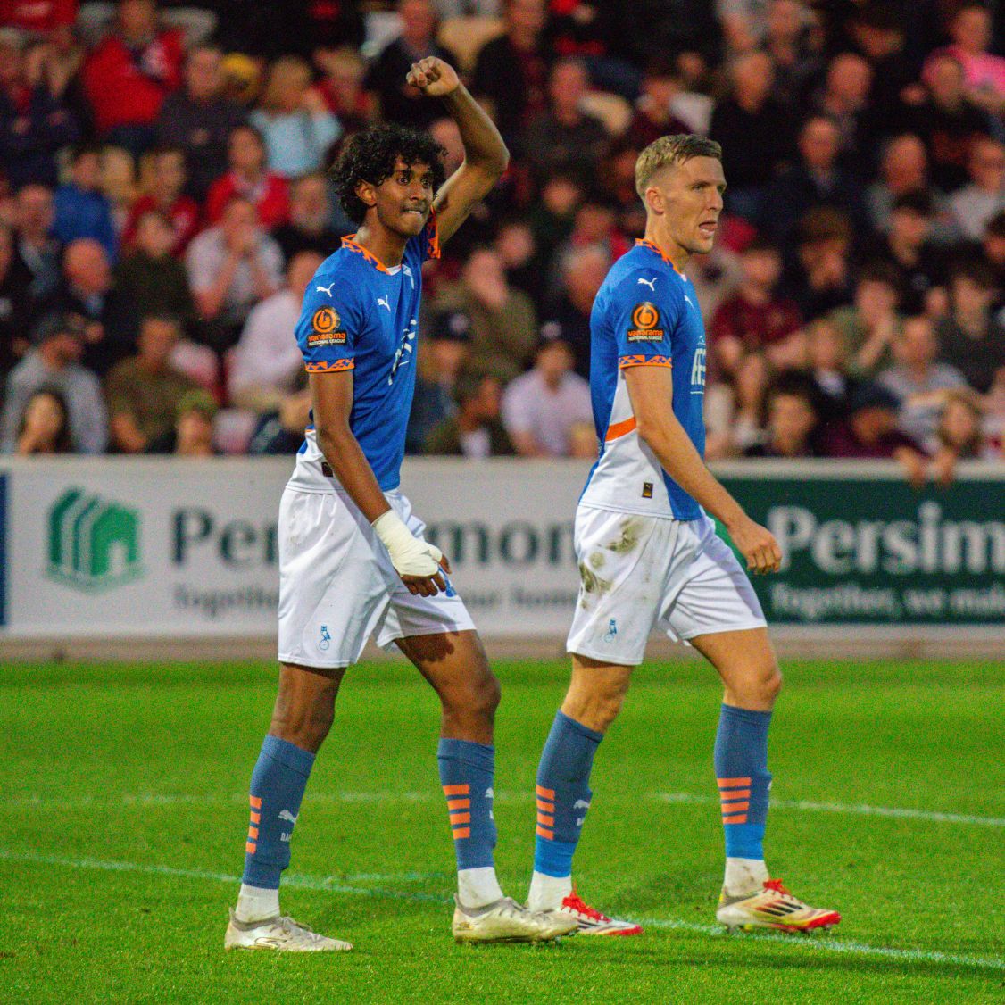 🎯 "I took another touch and hit it as hard as I could!" 👏 A sweet strike on a special night for Vimal Yoganathan. #oafc