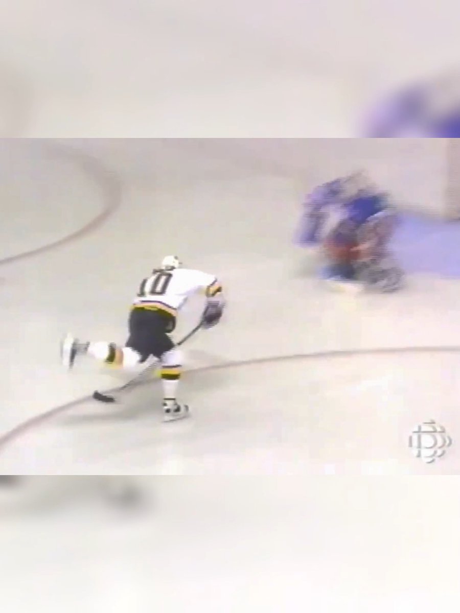 Vancouver in the Stanley Cup Final. Pavel Bure scoring on a breakaway. Bob Cole on the call. Nothing beats it.