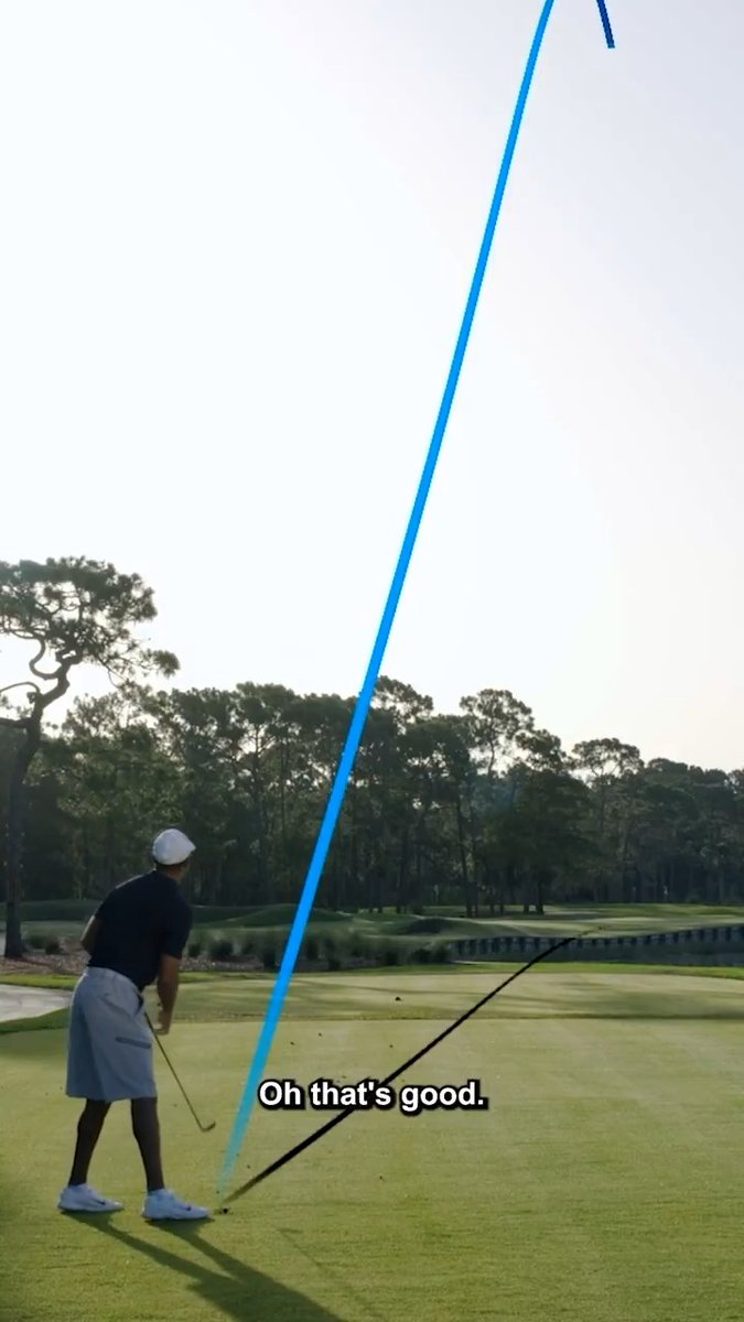 Tiger Woods on carry numbers. 🔥