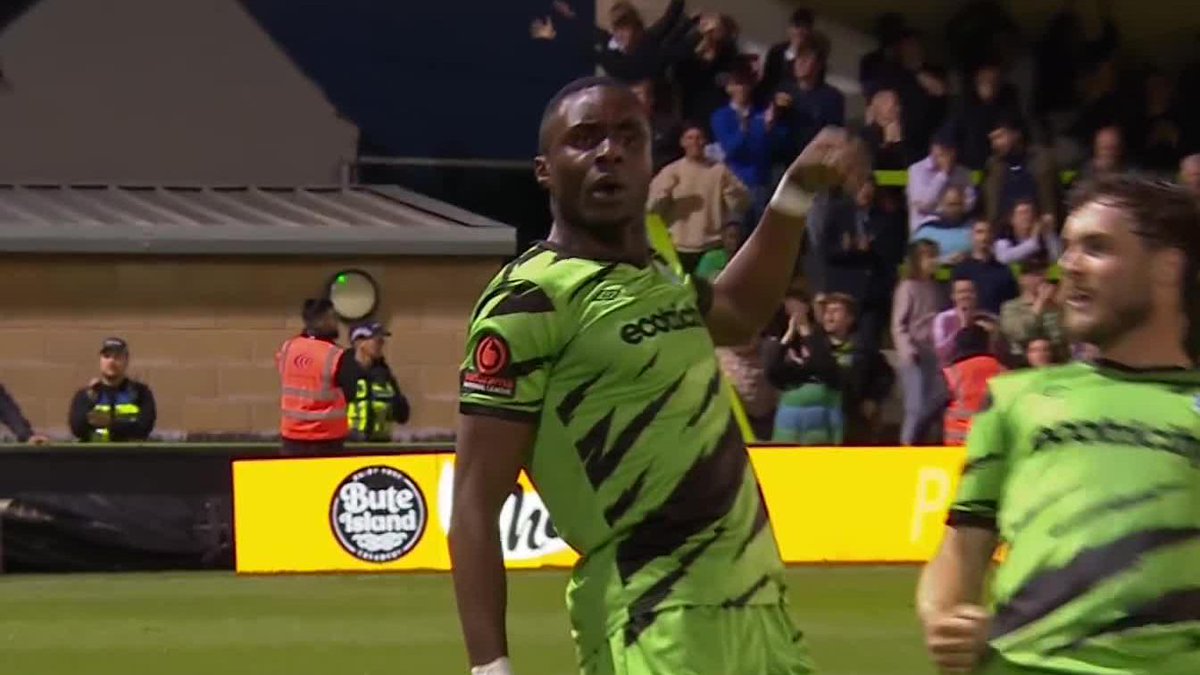 FOREST GREEN GO AHEAD IN THE TIE! 🌳⚽️ 🔴🖥 Watch the match Live on DAZN. Buy now at Forest Green Rovers | The National League