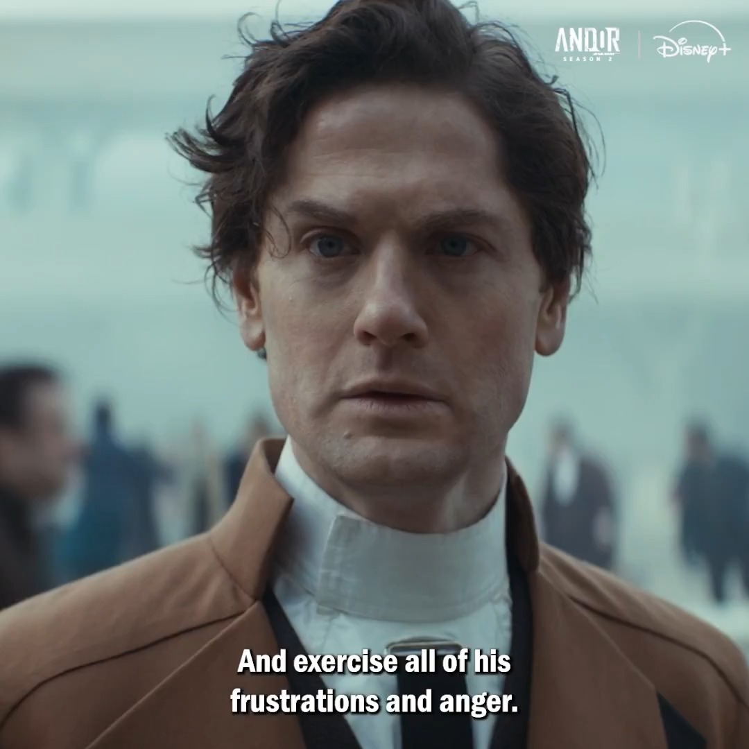 Kyle Soller looks back at Syril's final moments. The final season of Andor is now streaming, only on Disney+.