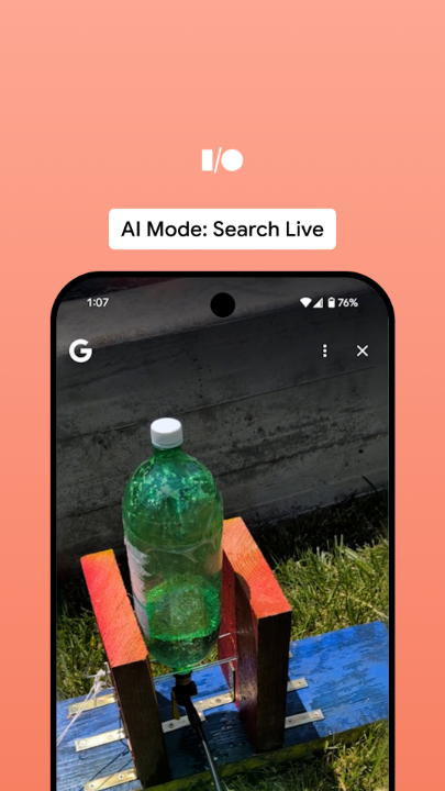 Soon, using your camera, Search can see what you see and give you helpful information as you go back and forth, in real time. 🔍 Learn how Search is going beyond information to intelligence → #GoogleIO