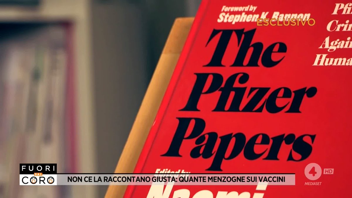 I documenti interni di Pfizer sugli effetti avversi del vaccino contro il covid. Perché le persone a rischio non sono state avvertite? Il servizio di Marianna Canè a #Fuoridalcoro