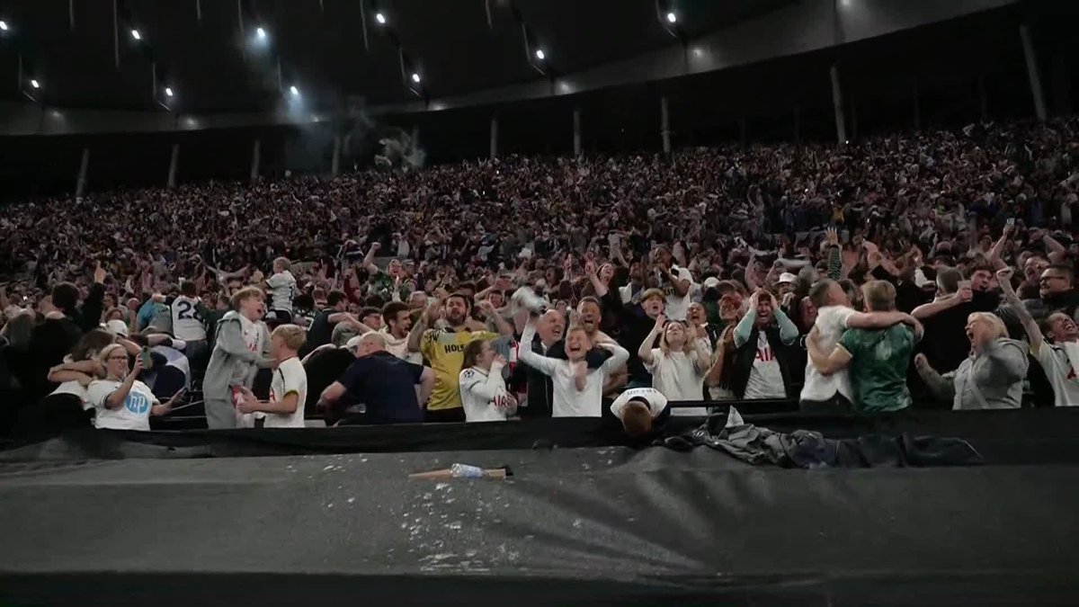 The moment Spurs won the Europa League, live from the Tottenham Hotspur Stadium! 🎆🏟️