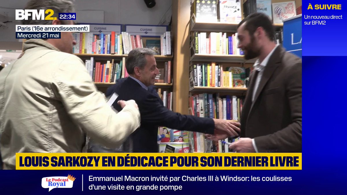 💬 "Bonne route et bon vent" Louis Sarkozy: Nicolas Sarkozy et Michel Barnier présents lors d'une séance de dédicace de son dernier livre #BFM2
