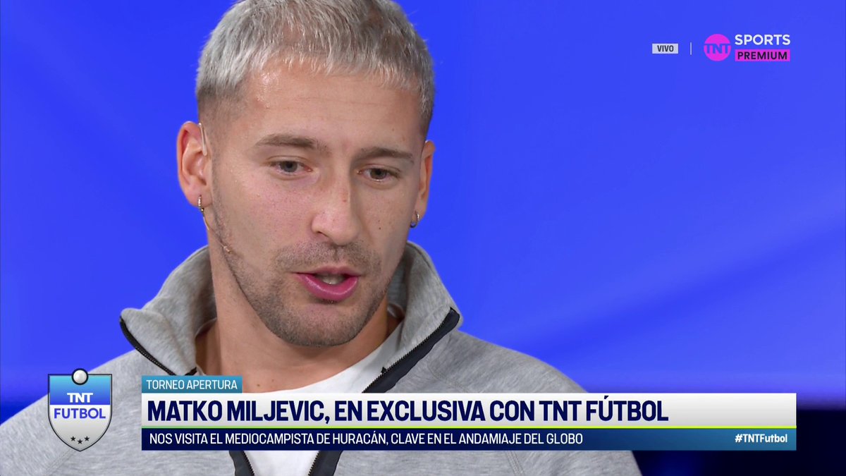 "GALLARDO ES UNO DE LOS MEJORES TÉCNICOS DEL MUNDO" Matko Miljevic, jugador de Huracán, habló sobre la posibilidad de jugar en River y cómo valora a Marcelo Gallardo como entrenador. #TNTFútbol