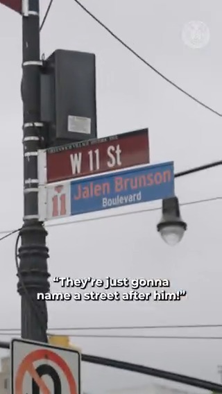 The NEW YORK KNICKS are headed to the Eastern Conference Finals and we want them to know their city is fully behind them! Before Game 1 tonight, we announced several street signs across Manhattan will temporarily be co-named after players on the team. Go NY, Go NY, Go! Learn more about where to find the signs: