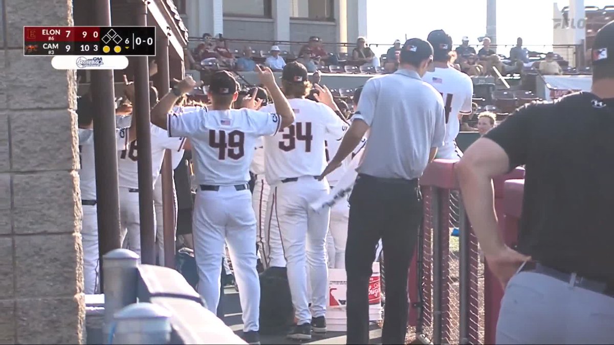 ⚾️ B6| See you later Dalen Thompson! Campbell Baseball back in front, 9-7 off the 2RBI homerun #CAABaseball