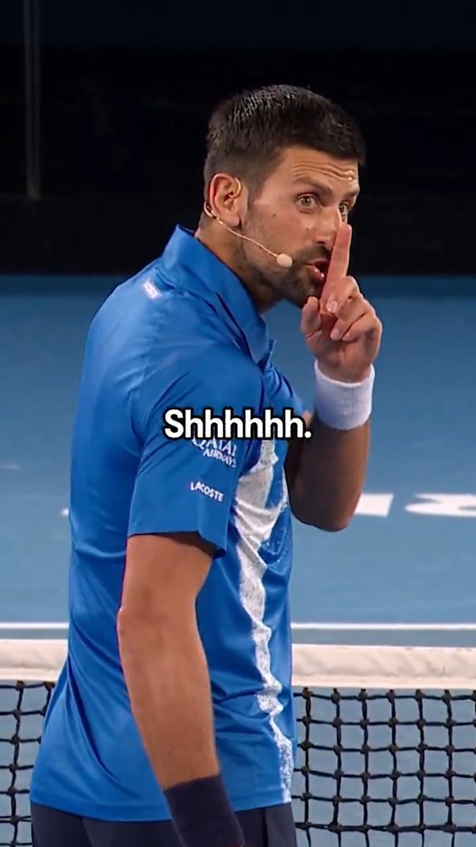 When you’re the main character, director, and producer 🎬 😂 Happy birthday, Novak Djokovic